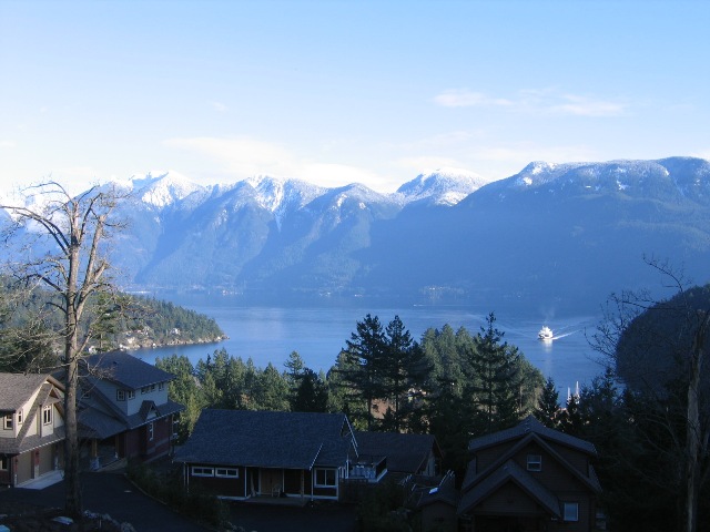 View from deck on Bowen Island